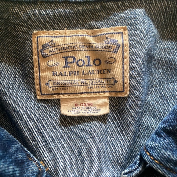 Ralph Lauren Blue Denim Jacket - Picture 3 of 8